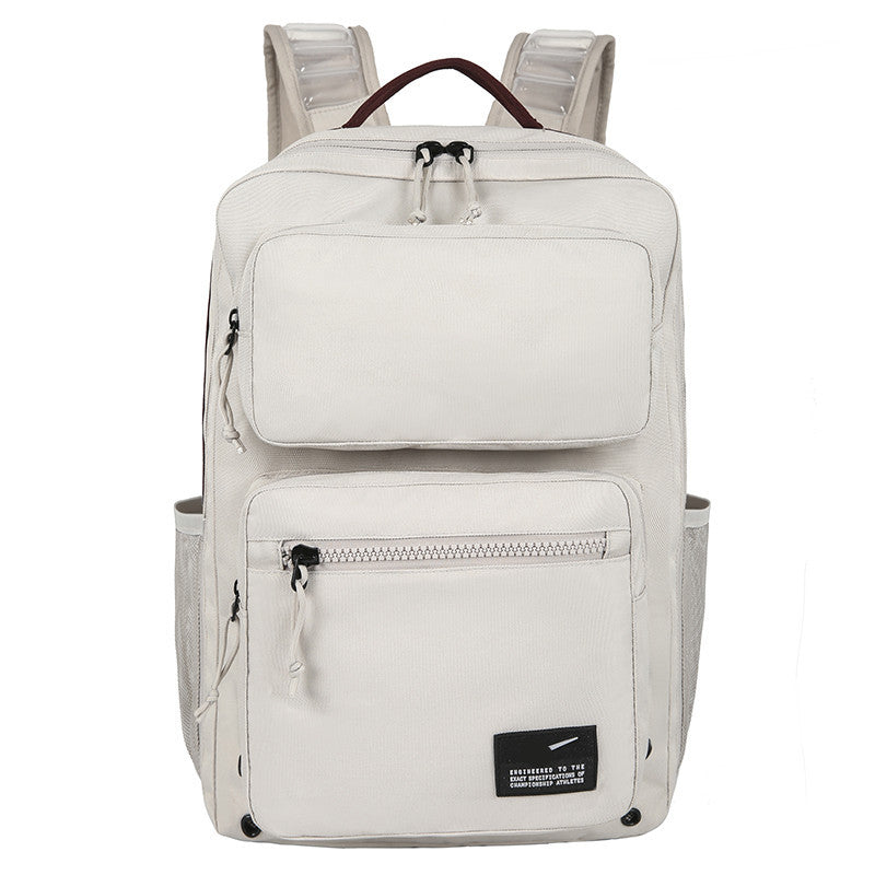 Cross-border new large capacity computer back shoulders air cushion shoulders high school college student bag outdoor travel backpack male