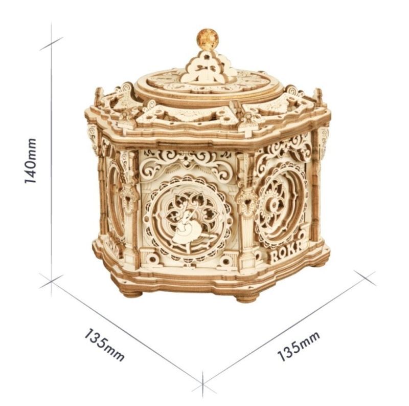 If the state, if the guest creative wood DIY handmade mechanical model star love AKM eight speakers puzzle gift