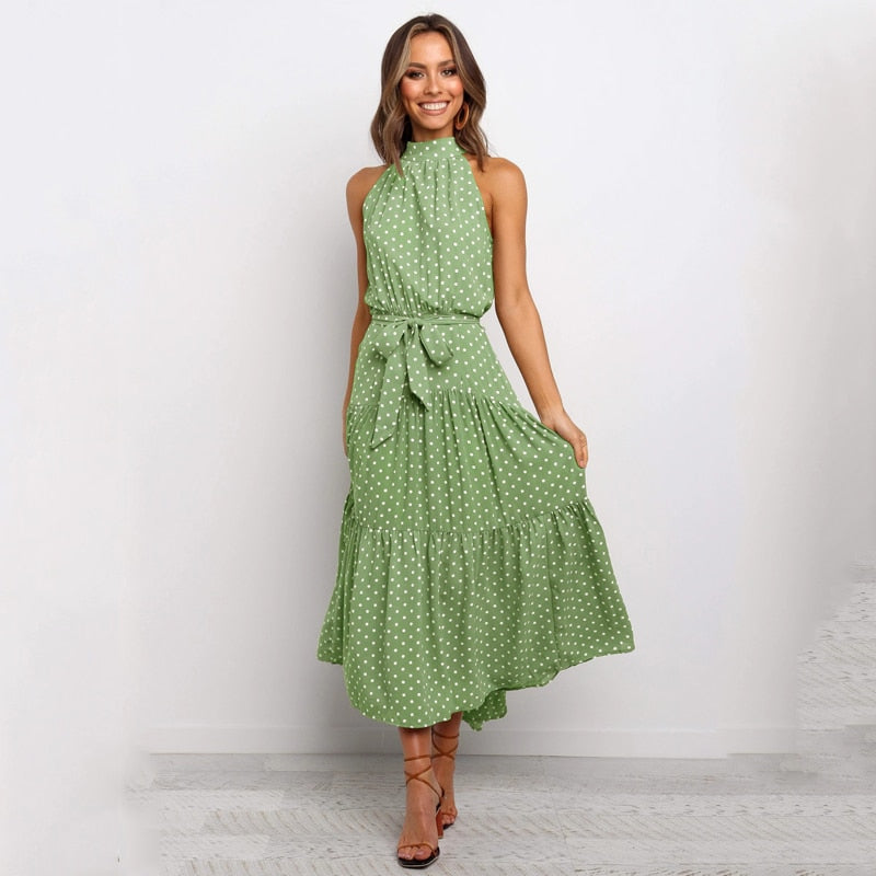 Vestido Longo Casual  Para Mulheres