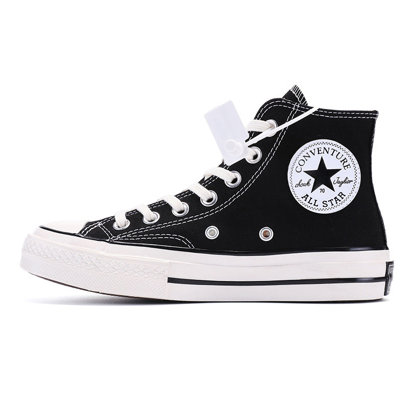 New authentic Erlange Converse Les autumn and winter 1970s classic high-top canvas shoes men's and women's shoes Putian blue bottom