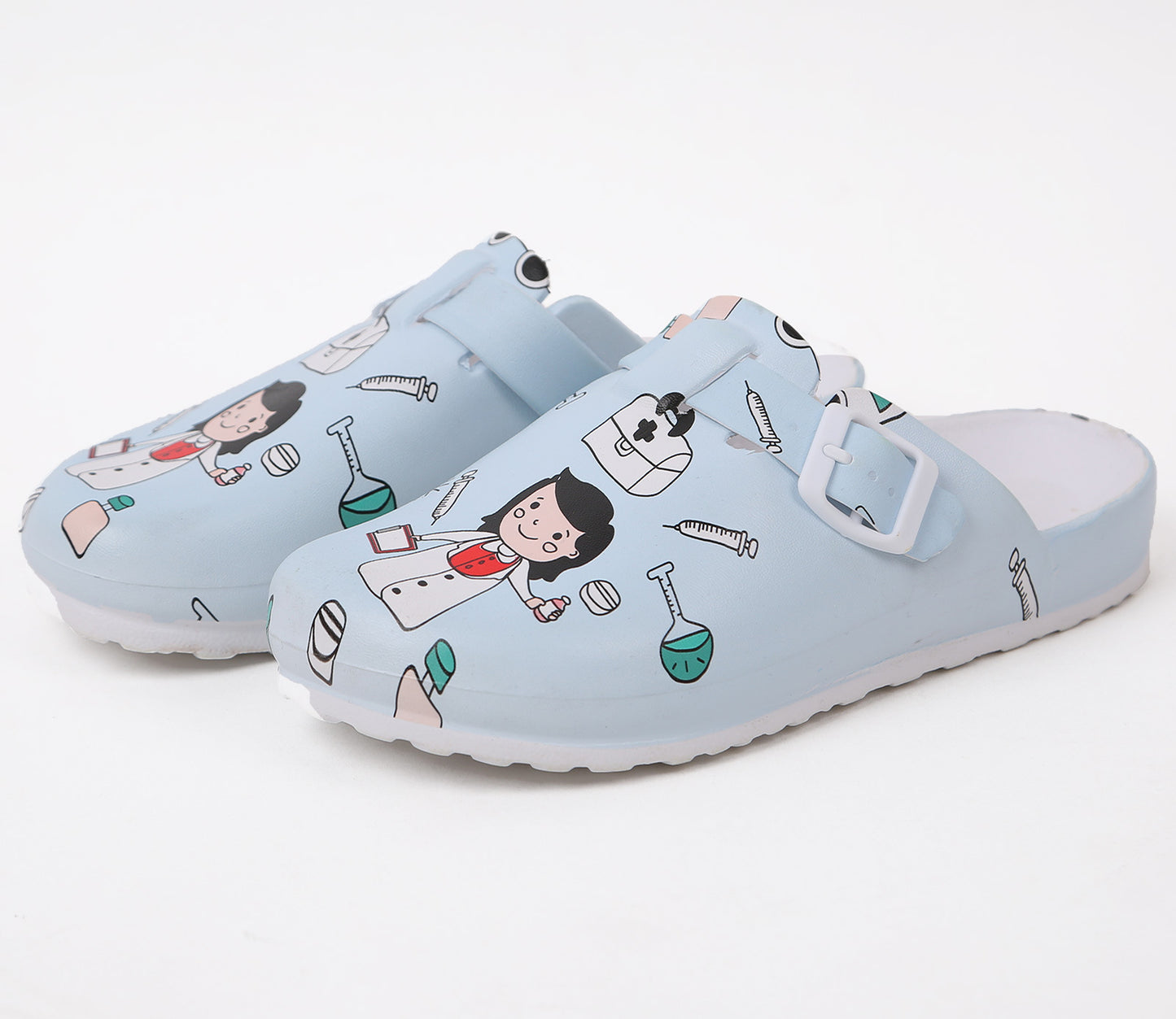 Operating room slippers male laboratory studio EVA Baotou soft bottom protective shoes creative cartoon nurse shoes