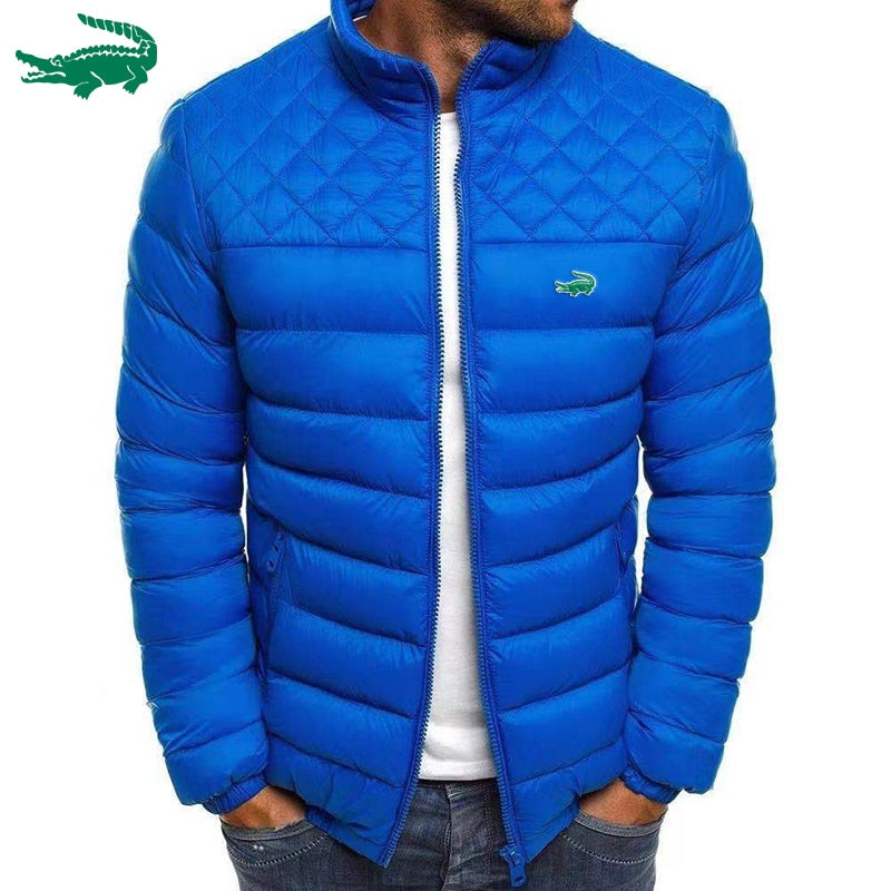 Autumn/Winter 2022 Men's Zipper Cotton Jacket Top Warm and Comfortable Men's Jacket Top Comfortable Down Cotton Jacket