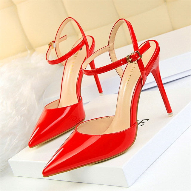 Pointed Toe Thin Heel Dress Shoes