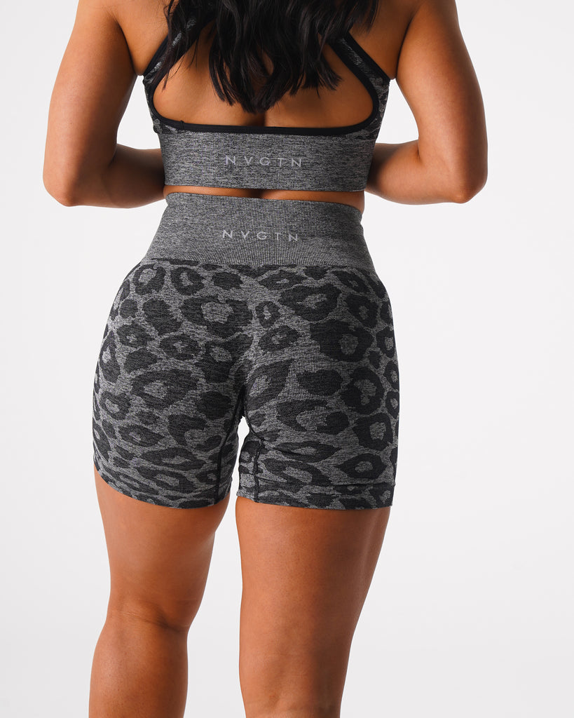 NVGTN Wild Thing Leopard Seamless Shorts