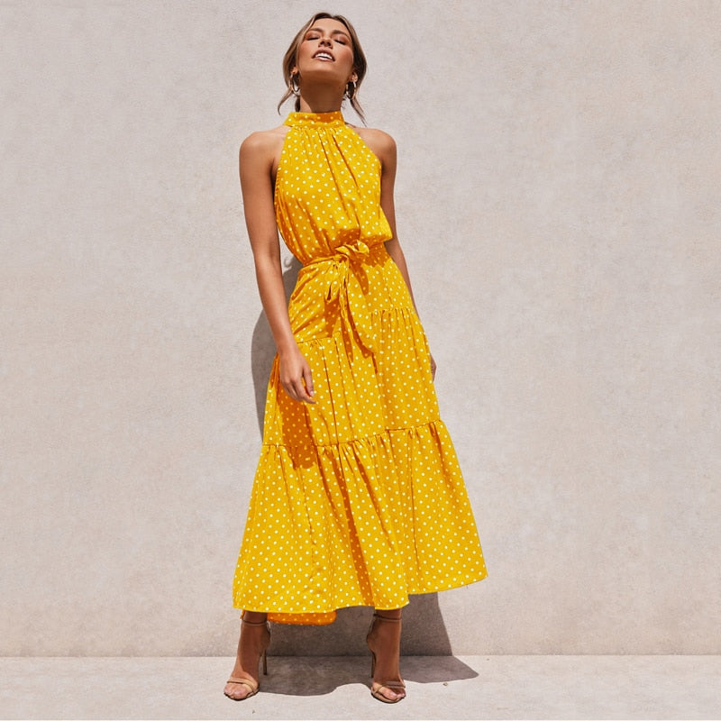 Vestido Longo Casual  Para Mulheres