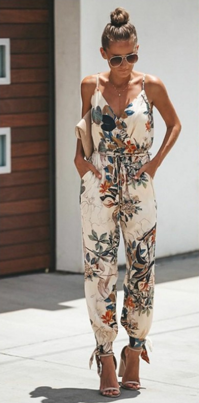 Patterned Everyday Jumpsuit