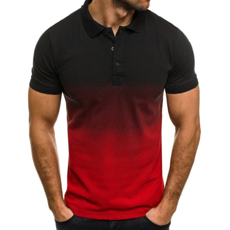 Slim-fit Gradient POLO Shirt