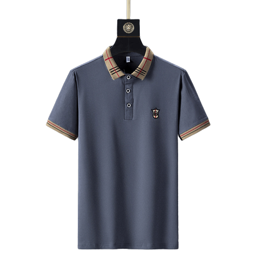 Men's Khaki Polo Shirt | Summer European Embroidered Design