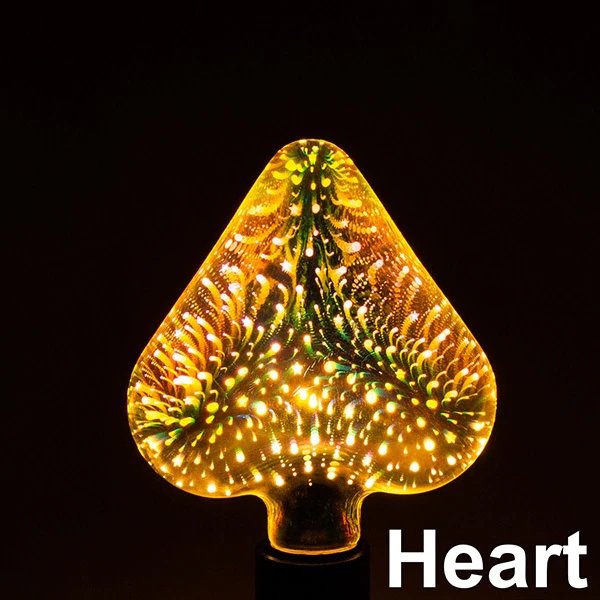 3D Fireworks LED Light Bulb