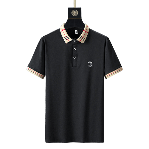 Men's Khaki Polo Shirt | Summer European Embroidered Design