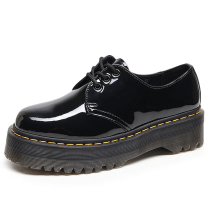 Microdeer 2022 Martens 8053 Leather Platform Casual Shoes Dr Womans shoes 5-eye style Heightening shoes Fashion casual shoes