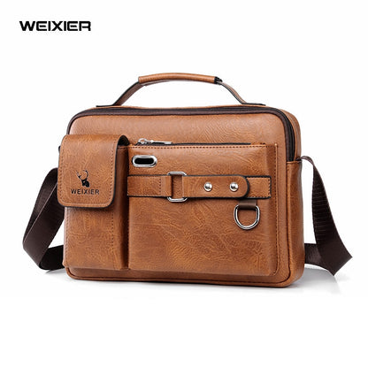 Shoulder Bag Men's Messenger Bag Men's Business Satchel Bag Messenger Bag Handy Shoulder Messenger Boys Casual Bag Men's Bag