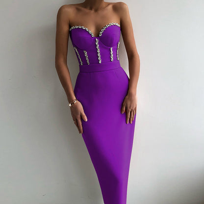 Kylie Strapless Evening Dress
