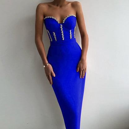 Kylie Strapless Evening Dress