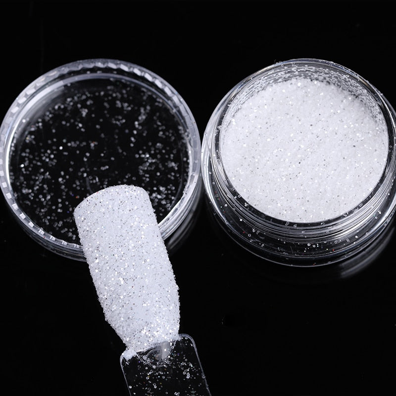 1 Box Hot Sale Holographics Nail Powder, chrome