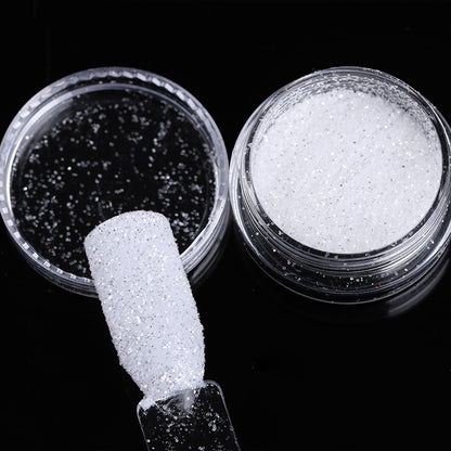 1 Box Hot Sale Holographics Nail Powder, chrome