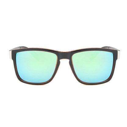Fashion Wrap Square Frame Retro Decorative Photochromic Sunglasses Women Men Versatile Pattern Frame Sunglasses For Adults
