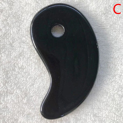 1Pcs Beeswax Guasha Scraping Massage Scraper Face Massager Acupuncture Gua Sha Board Acupoint Face Eye Care SPA Massage Tool
