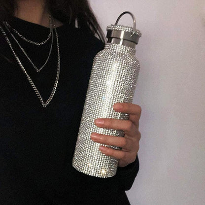 Rhinestone Stainless Steel Thermos Tumblers 10-20 TAT