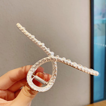 2021 New Women Elegant Gold Silver Hollow Geometric Metal Hair Claw Vintage Hair Clips Headband Hairpin Fashion Hair Accessories