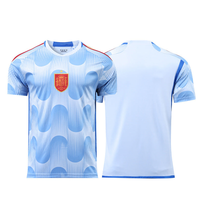 Wholesale 2022 Qatar World Cup national team Argentina Messi France Brazil jersey single top soccer uniform