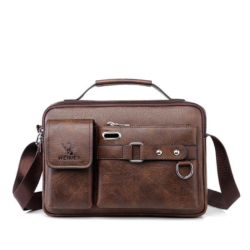Shoulder Bag Men's Messenger Bag Men's Business Satchel Bag Messenger Bag Handy Shoulder Messenger Boys Casual Bag Men's Bag