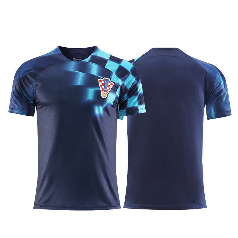 Wholesale 2022 Qatar World Cup national team Argentina Messi France Brazil jersey single top soccer uniform