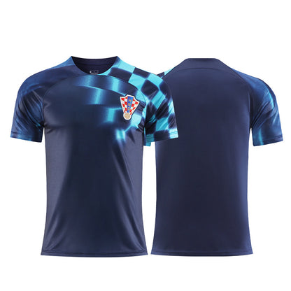 Wholesale 2022 Qatar World Cup national team Argentina Messi France Brazil jersey single top soccer uniform