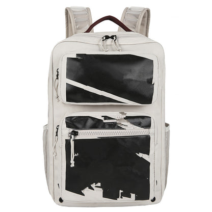 Cross-border new large capacity computer back shoulders air cushion shoulders high school college student bag outdoor travel backpack male