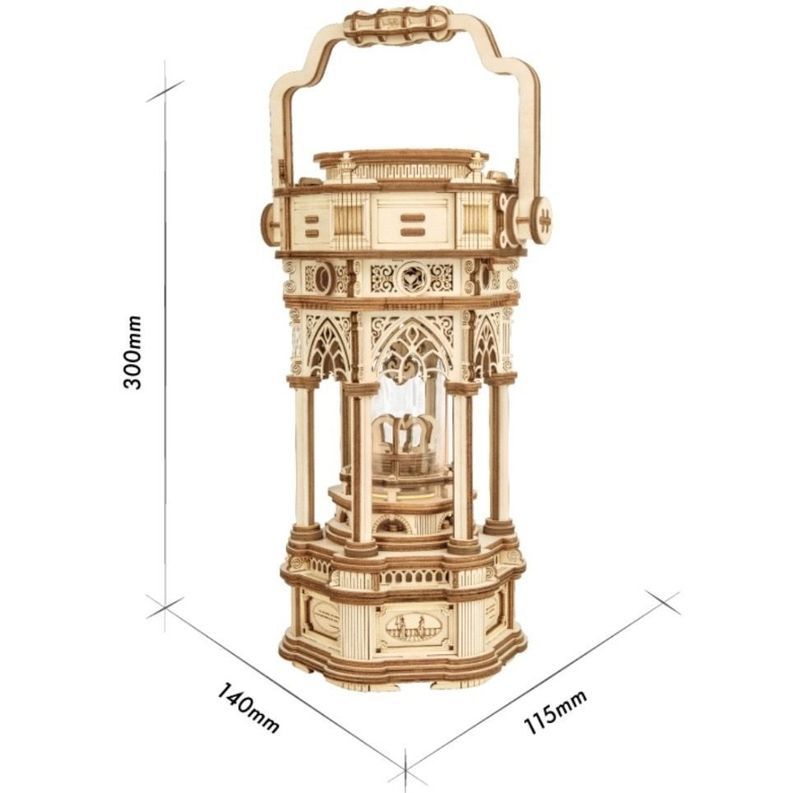 If the state, if the guest creative wood DIY handmade mechanical model star love AKM eight speakers puzzle gift