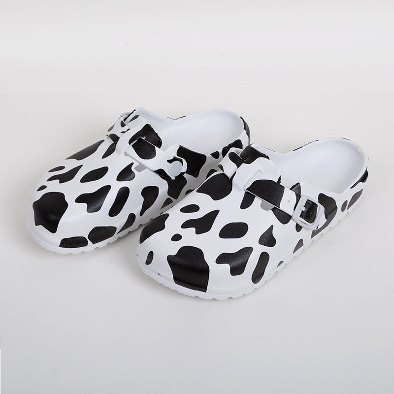 Operating room slippers male laboratory studio EVA Baotou soft bottom protective shoes creative cartoon nurse shoes