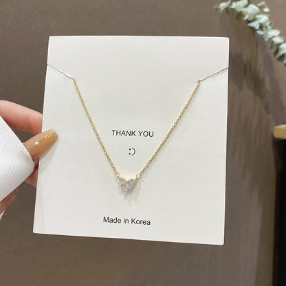 European and American retro titanium necklace female designed high-grade pearl pendant INS style wild lock bone chain jewelry