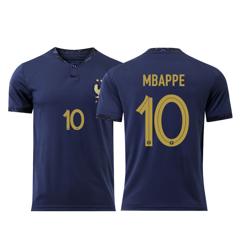 Wholesale 2022 Qatar World Cup national team Argentina Messi France Brazil jersey single top soccer uniform