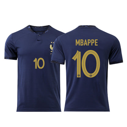 Wholesale 2022 Qatar World Cup national team Argentina Messi France Brazil jersey single top soccer uniform