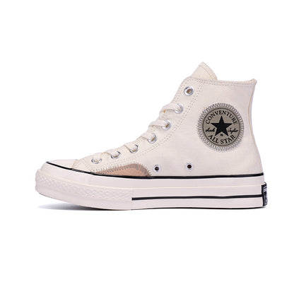New authentic Erlange Converse Les autumn and winter 1970s classic high-top canvas shoes men's and women's shoes Putian blue bottom