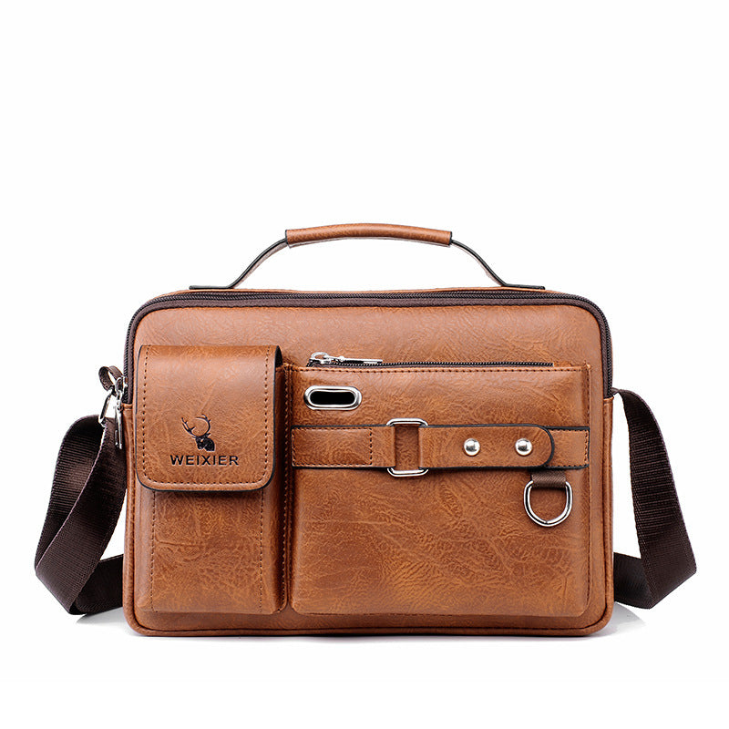 Shoulder Bag Men's Messenger Bag Men's Business Satchel Bag Messenger Bag Handy Shoulder Messenger Boys Casual Bag Men's Bag