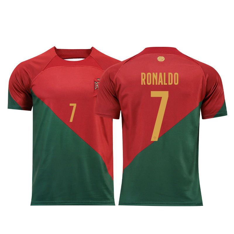 Wholesale 2022 Qatar World Cup national team Argentina Messi France Brazil jersey single top soccer uniform