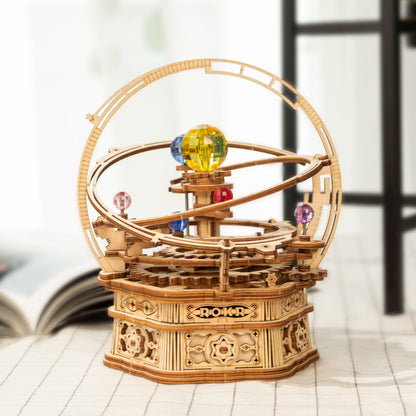 If the state, if the guest creative wood DIY handmade mechanical model star love AKM eight speakers puzzle gift