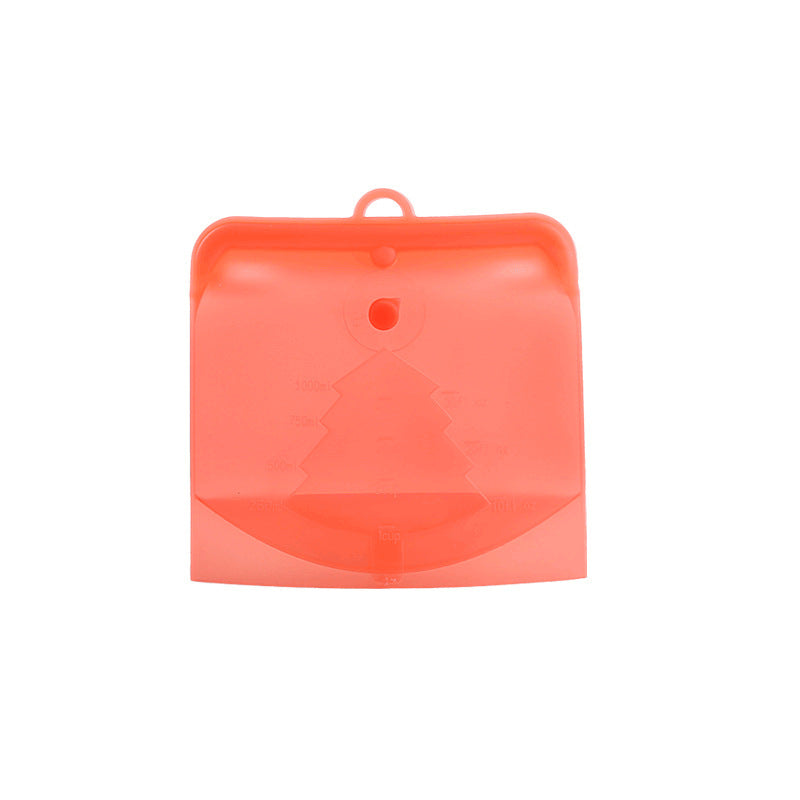 1500ml large-capacity silicone fresh-keeping bag high temperature can be refrigerator microwave creative pattern food-grade sealed bag