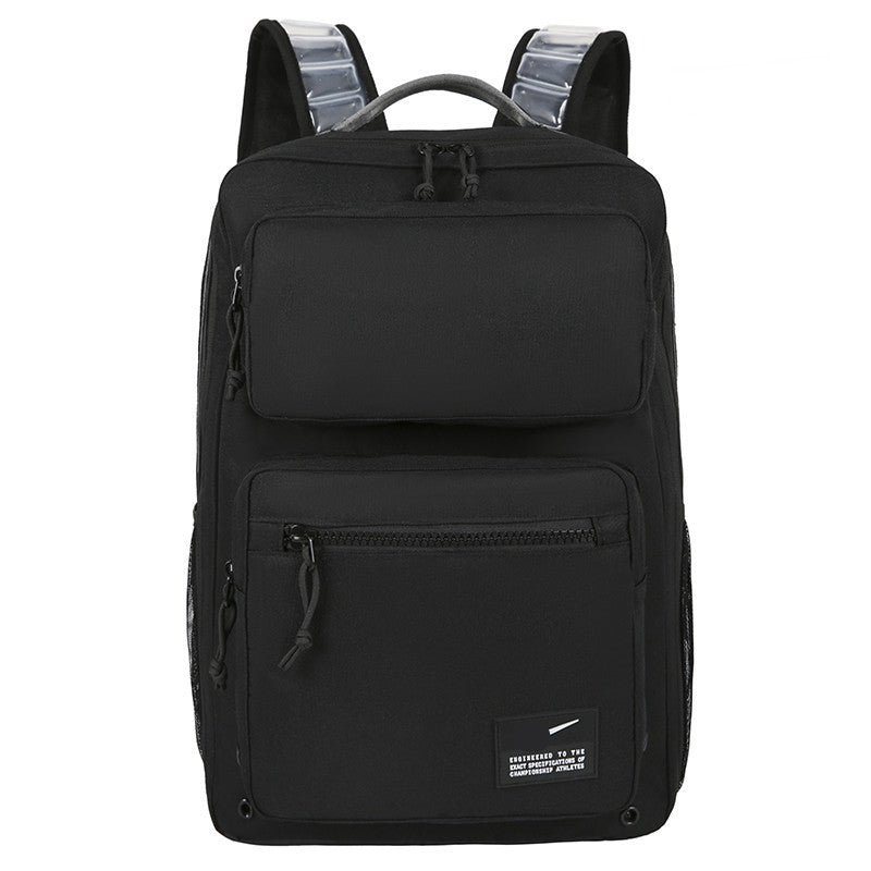 Cross-border new large capacity computer back shoulders air cushion shoulders high school college student bag outdoor travel backpack male