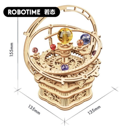 If the state, if the guest creative wood DIY handmade mechanical model star love AKM eight speakers puzzle gift