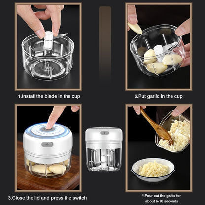 Electric Mini Vegetable And Spices Crusher