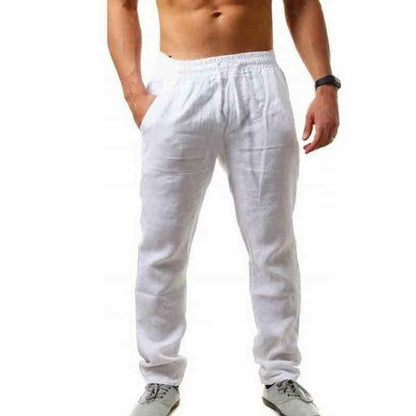 Nuevos Pantalones Casual Lino Algodón 2022