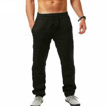 Nuevos Pantalones Casual Lino Algodón 2022