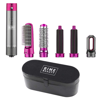 Bime 5 in 1 Hair Drying Styling Tool with Leather Storage Box
